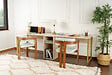 HABITAT ET JARDIN - Bureau en bois "Twin Study Desk" - 240 x 60 x 74 cm - TravertinOr - vignette