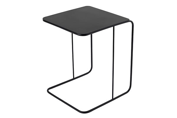 HABITAT ET JARDIN - table d'appoint en métal "Poet" 47 x 46 x 57 cm - Noir - large