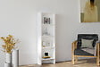 HABITAT ET JARDIN - Bibliothèque en bois "Barkin" - 40 x 19 x 150 cm - Blanc - vignette