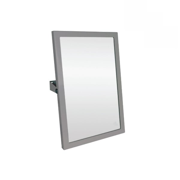 BEMETA - Miroir mural PMR 40 x 60 cm en acier inoxydable, pose portrait ou paysage Bemeta HELP (301401031) - large