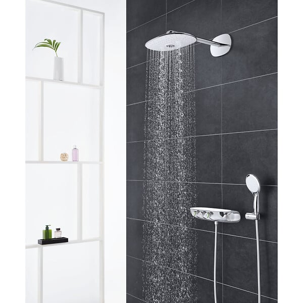 GROHE - RAINSHOWER - System SmartControl 360 DUO Combi système de douche avec thermostat, montage mural/encastré (26443LS0) - large