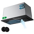 CIARRA - CIARRA hotte aspirante encastrable 52cm groupe filtrant 450m3/h 3 vitesses tactile et geste commande recyclage ou évacuation CD5931AB - vignette