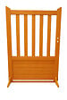 GD MENUISERIES - Portillon En Bois Ajouree Traverse Droit L1m x H1,50 (sans quincaillerie) - vignette