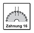 MAKITA - Lame carbure ''MForce'' MAKITA B-07973 , pour bois, pour scies circulaires, 16 dents, Ø : 210 mm - vignette