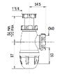 VALENTIN - Siphon lavabo spécial sortie D40 hauteur réglable - VALENTIN - 00 610200 001 00 - vignette