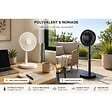 JOCCA - Ventilateur à Batterie Sans fil Silencieux USB NOIR  Pied Pliable & Télescopique Télécommande Autonomie 24h Jocca - vignette