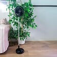 JOCCA - Ventilateur à Batterie Sans fil Silencieux USB NOIR  Pied Pliable & Télescopique Télécommande Autonomie 24h Jocca - vignette