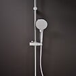 HANSGROHE - Pommeau de douche HANSGROHE Vernis Blend 100 EcoSmart Vario chromé + flexible de douche 2 m HANSGROHE Isiflex chromé - vignette