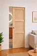 GD MENUISERIES - Porte Coulissante bois Ayous 3 Panneaux H204 x L93 cm, Galandage - vignette