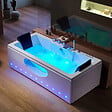 DISTRIBAIN - Baignoire balnéo Twister 32 jets Whirlpool - vignette