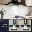 CIARRA - Hotte Aspirante hotte murale 90cm 370 m3/h 201BK90 - vignette
