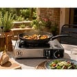 INTEC - Réchaud à Gaz Portable 1Feu 2200W + 4 Cartouches gaz Butane Idéal Réchaud Camping, Van Cuisine Extérieure INTEC - vignette