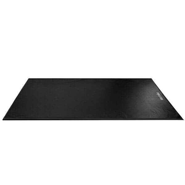 TECTAKE - Tapis de sol garage antidérapant en caoutchouc imperméable noir avec raclette 5x2 4 m facile à nettoyer - large