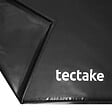 TECTAKE - Tapis de sol garage antidérapant en caoutchouc imperméable noir avec raclette 5x2 4 m facile à nettoyer - vignette