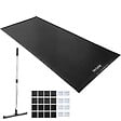 TECTAKE - Tapis de sol pour garage en plastique noir dimensions 6,1 x 2,6 m antidérapant imperméable avec raclette - vignette