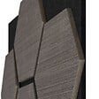 TECTAKE - Lot 4 panneaux acoustiques en mdf en chêne gris 76x62x1,8 cm panneaux absorbants - vignette