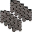 TECTAKE - Lot de 8 panneaux acoustiques aspect en bois chêne gris absorption phonique efficace 76 x 62 x 1,8 cm - vignette