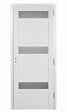 GD MENUISERIES - Bloc Porte izi Blanc H204 x L93 Poussant Gauche Côtes Tableau - vignette