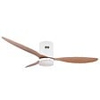 JOCCA - Ventilateur de Plafond lumière LED Blanc 40W Silencieux 3Pales Effet bois 6Vitesses Télécommande Mode Été Hiver Minuterie Jocca - vignette