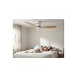 JOCCA - Ventilateur de Plafond lumière LED Blanc 40W Silencieux 3Pales Effet bois 6Vitesses Télécommande Mode Été Hiver Minuterie Jocca - vignette