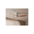 JOCCA - Ventilateur de Plafond lumière LED Blanc 40W Silencieux 3Pales Effet bois 6Vitesses Télécommande Mode Été Hiver Minuterie Jocca - vignette