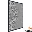 TECTAKE - Moustiquaire avec cadre en aluminium pour fenêtres gris anthracite - vignette