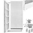 TECTAKE - Moustiquaire avec cadre en aluminium pour portes, 210 x 95 cm blanc - vignette