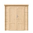 TIMBELA - Abri de Jardin en Bois 3,53 m² TIMBELA M309F1+M309G - vignette