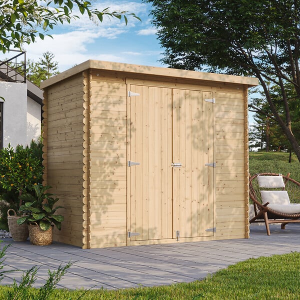 TIMBELA - Abri de Jardin en Bois 2,63 m² TIMBELA M310C1+M310G - large