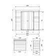 TIMBELA - Abri de Jardin en Bois 2,63 m² TIMBELA M310C1 - vignette
