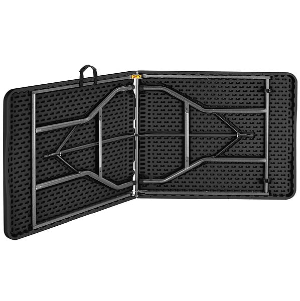 TECTAKE - Table de camping pliable gris anthracite avec poignée de transport résistante aux intempéries 180 x 70 x 74 cm - large