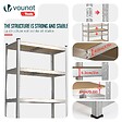 VOUNOT - Etagères de rangement charge lourde robuste à 5 niveaux 90x40x180cm - vignette