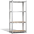 VOUNOT - Etagères de rangement charge lourde robuste à 4 niveaux 80x40x160cm - vignette