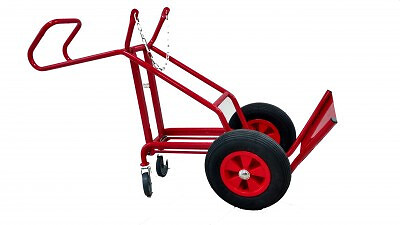 FIMM - Fimm - Diable Porte Bouteille Charge 250 Kg Avec Béquille Escamotable à˜ Roues Pn 400 Mm - large
