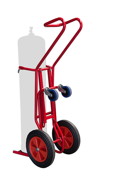 FIMM - Fimm - Diable Porte Bouteille Charge 250 Kg Avec Béquille Escamotable à˜ Roues Pn 400 Mm - large