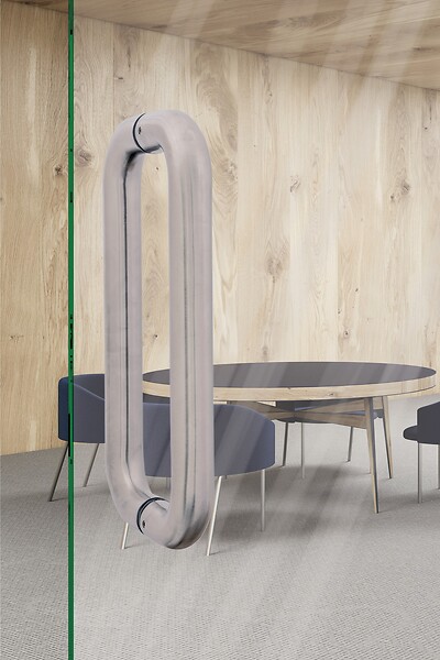 HERACLES - Ensemble de poignées tirage droite 19x230mm série 121 inox  - HERACLES - B-INOX-PT301 - large