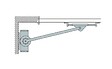 GROOM - Ferme-porte CLASSIQUE N4 Série 9 droit champ - GROOM - 704012 - vignette