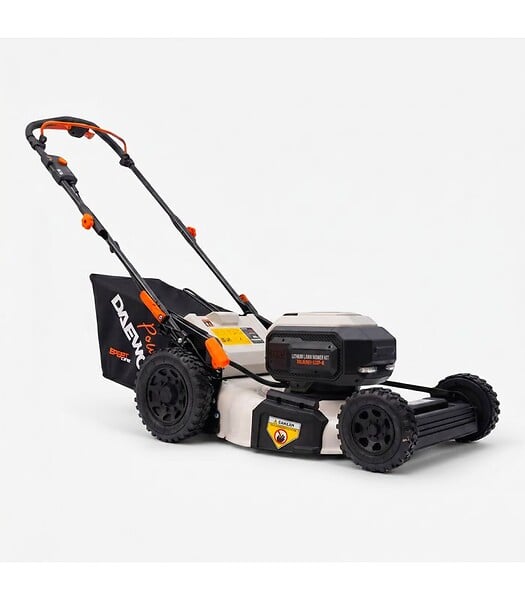 DAEWOO - Tondeuse électrique sans fil 62V DAEWOO, lame 46 cm, batterie 4Ah et chargeur - DALLM62-18SP-K1 - large