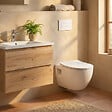 VILLEROY & BOCH - Pack WC Bâti-support Villeroy & Boch ViConnect + WC sans bride SAT + Abattant SoftClose + Plaque Blanche (ViConnectProject-2) - vignette