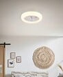 RL - Ventilateur de plafond LED Mora - Blanc - 15W - Diam.45cm - vignette