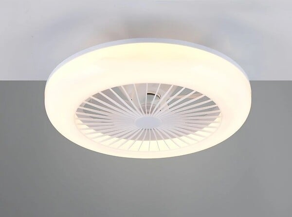 RL - Ventilateur de plafond LED Mora - Blanc - 15W - Diam.45cm - large