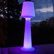 LUMISKY - Lampadaire d'extérieur sans fil AUSTRAL RGB H110cm - vignette