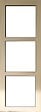 GD MENUISERIES - Porte Coulissante bois Ayous Vitrage transparent H204 x L73 cm, serrure condamnation - vignette