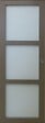 GD MENUISERIES - Porte Coulissante Gris Taupe RAL 7006 Vitrée H204 x L83 cm, serrure condamnation - vignette