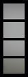 GD MENUISERIES - Porte Coulissante Telia Noir Vitrée H204 x L73 cm, serrure condamnation - vignette