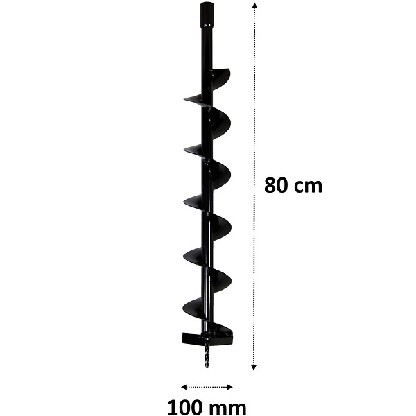 GT GARDEN - Mèche Ø 100 mm pour tarière thermique - large