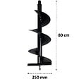 GT GARDEN - Mèche Ø 250 mm pour tarière thermique - vignette