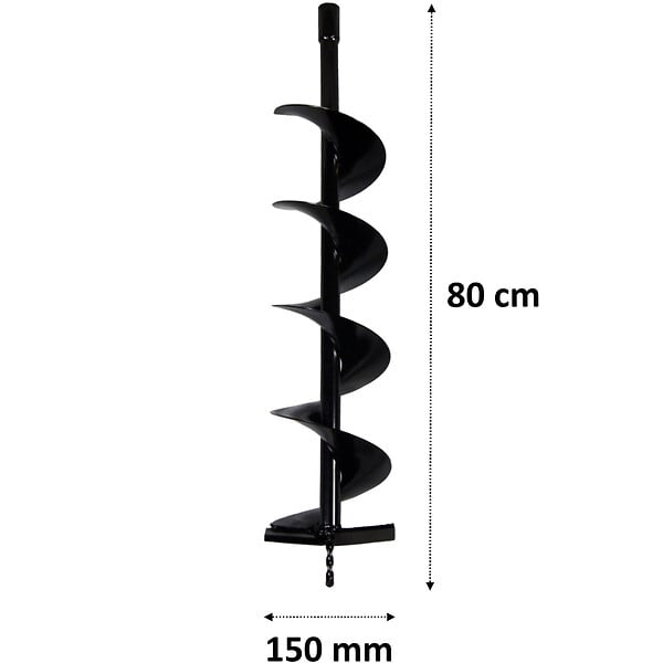 GT GARDEN - Mèche Ø 150 mm pour tarière thermique - large