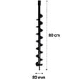 GT GARDEN - Mèche Ø 80 mm pour tarière thermique - vignette