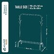 VOUNOT - Portant a Vetements avec etagere Chaussures 8 Crochets Lateraux 110x41x147cm metal Blanc - vignette